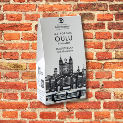 Oulu Metropolis maitosuklaanappi 55g
