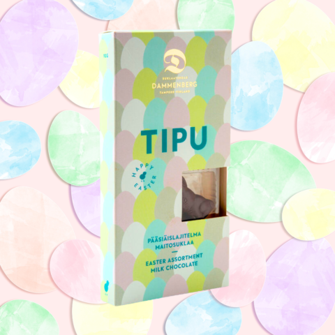 Tipu soijaton maitosuklaa kuviot 90g