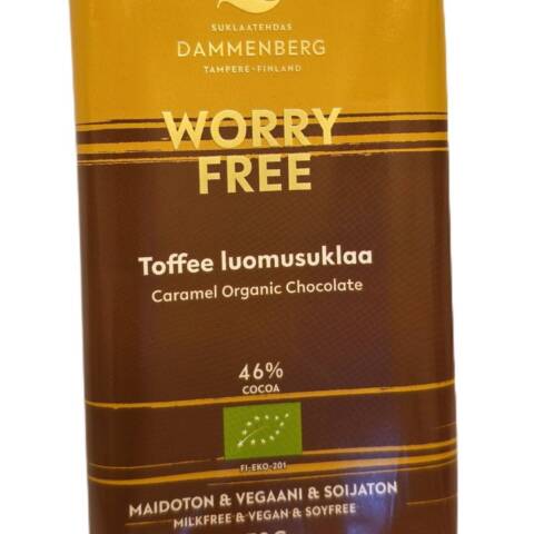 Luomu  Toffee Suklaalevy 46%, 70g