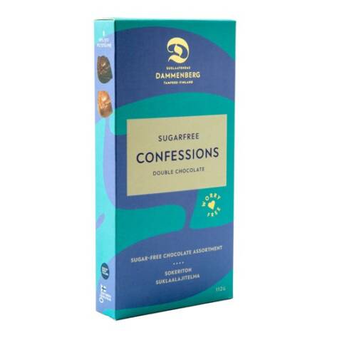 Sokeriton suklaa lajitelma 112g