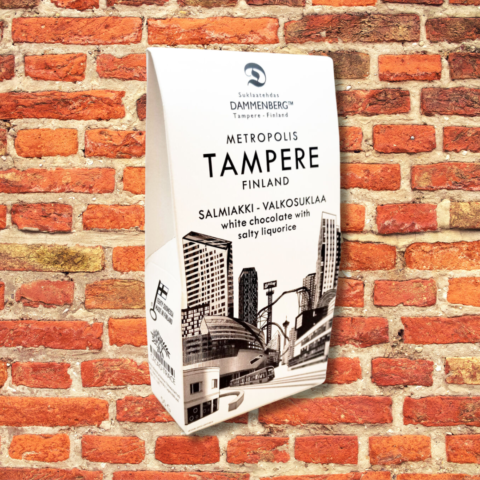 Metropolis Tampere salmiakki valkosuklaa 55g