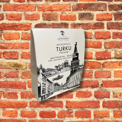 Turku Metropolis salmiakki maitosuklaanappi 90g