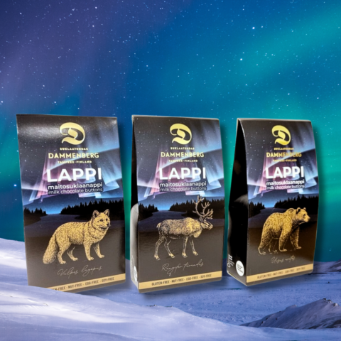 Lappi maitosuklaanappi  rasia 55g