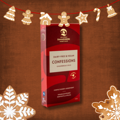 Maidoton, vegaani Pipari suklaakonvehti 112g, 8 kpl rasia