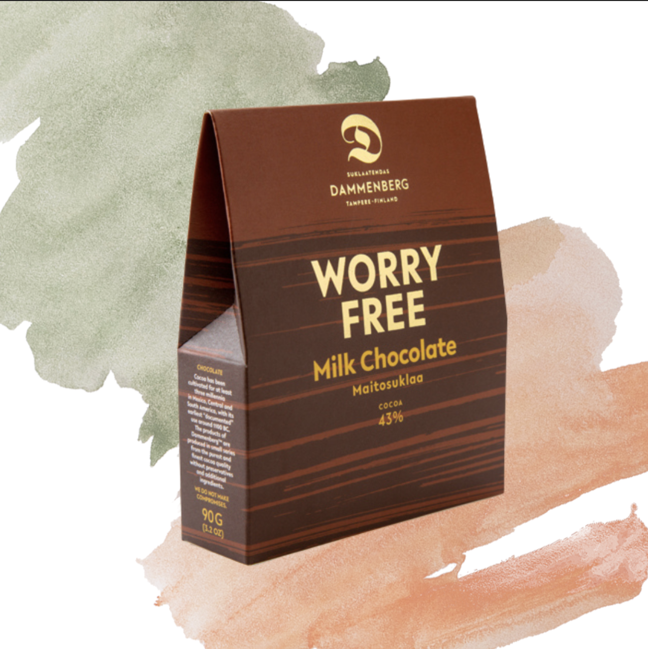Worry free Maitosuklaanappi 90g, soijaton